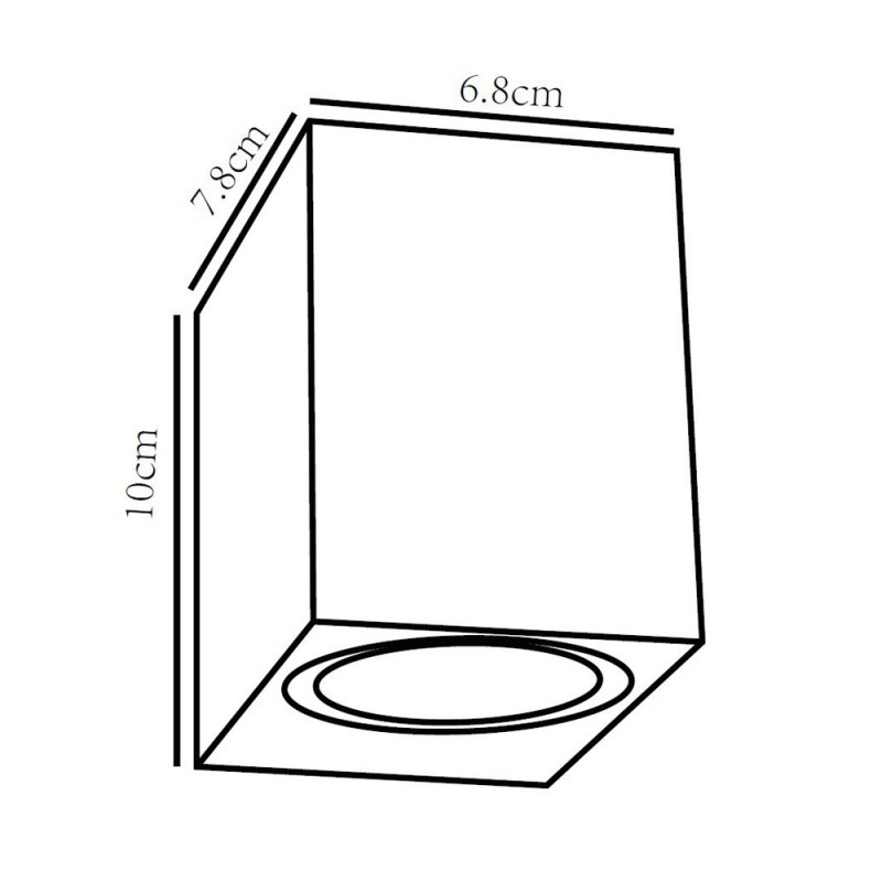 Confo Outdoor Wall Lamp IP44 1xGU10