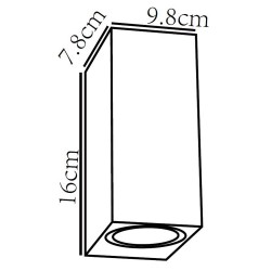 Confo Outdoor Wall Lamp IP44 2xGU10