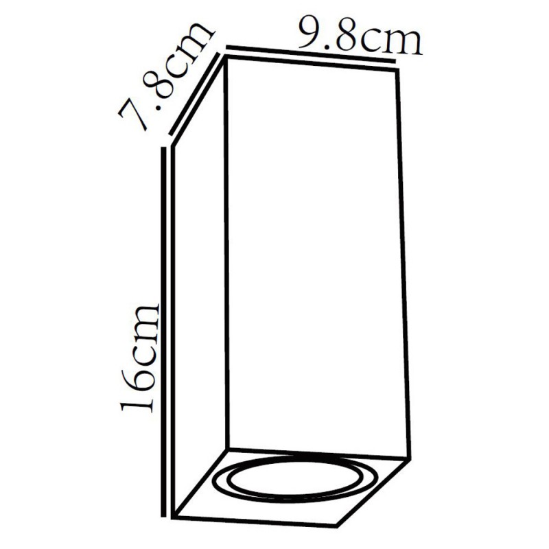 Confo Outdoor Wall Lamp IP44 2xGU10