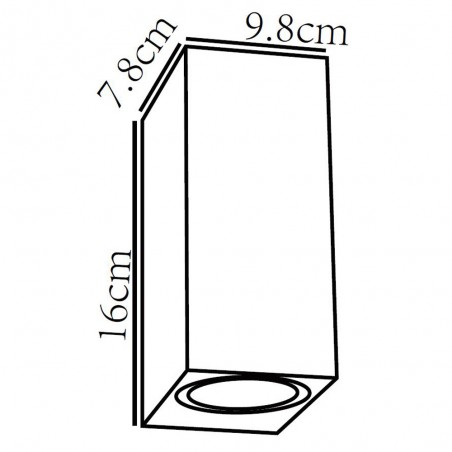 Confo Outdoor Wall Lamp IP44 2xGU10