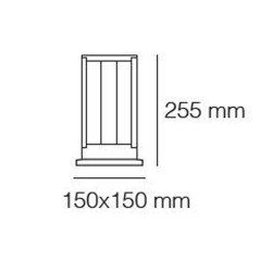 Maribo LED Pedestal Light IP54 2x3W 4000K Anthracite