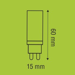 G9 LED Light Bulb 5W 4000K 450Lm Dimmable