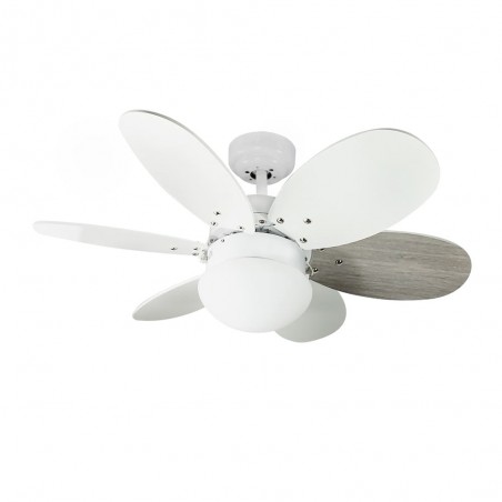 Ventilateur AC Orion blanc-fumé