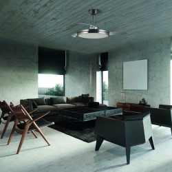 Ambiente apagado ventilador DC Areca níquel Led 48W CCT