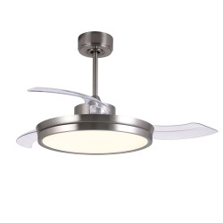 Ventilateur DC Areca nickel Led 48W 3CCT