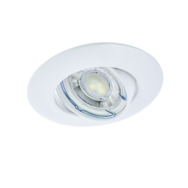 Spot Encastré Serie 353100 Orientable Rond Blanc