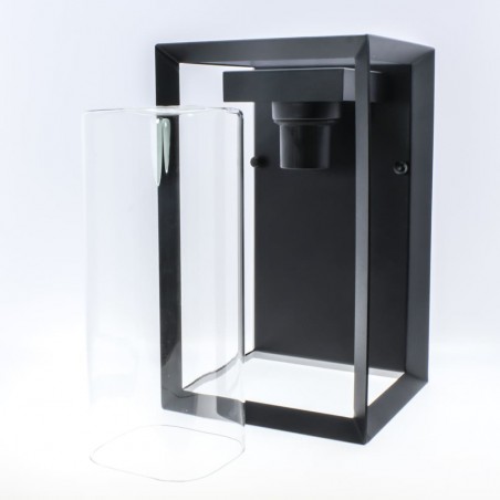 Aplique IP23 Rute 1xE27 cristal desmontado