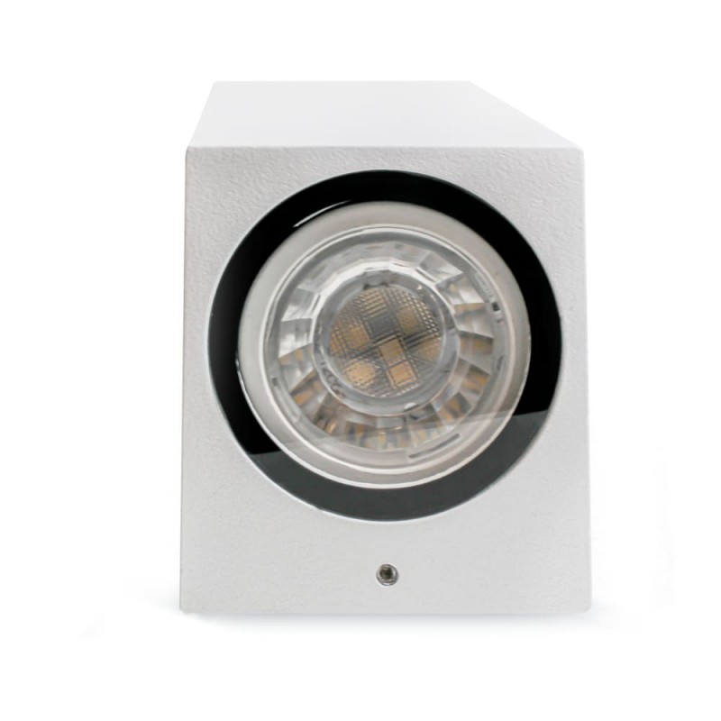 Vista inferior Aplique IP44 Confo con bombilla GU10