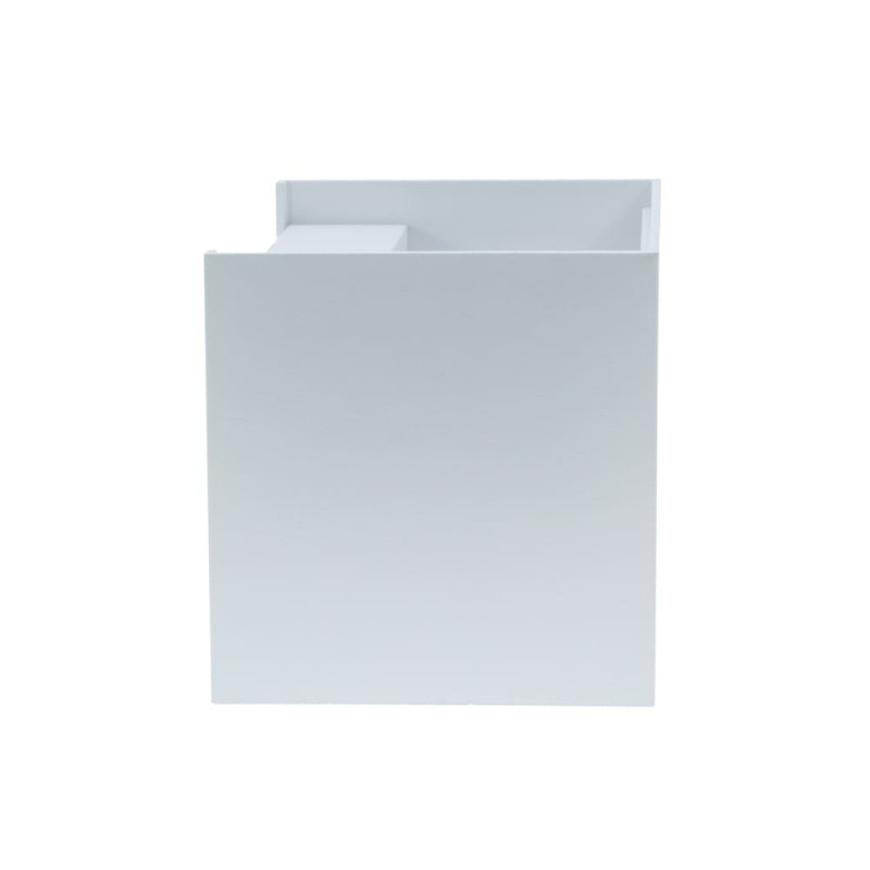 Applique LED Cube 2x5W IP54 3000K Blanc