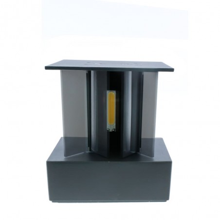 Cube Outdoor LED Wall Lamp IP54 2x5W 3000K Anthracite